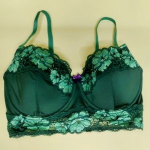 COPY - ADORE ME 34 DDD Green Lace Bra